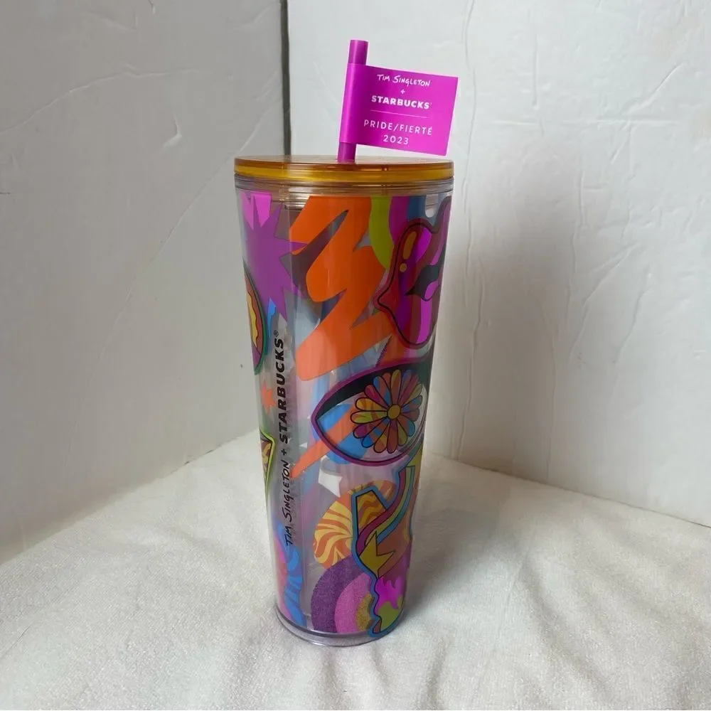Tim Singleton xStarbucks Collaboration New With Tags 24Oz Tumbler